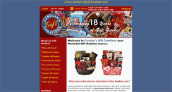 Desktop Screenshot of carolynsgiftcreations.com