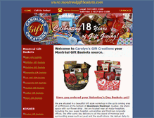 Tablet Screenshot of carolynsgiftcreations.com